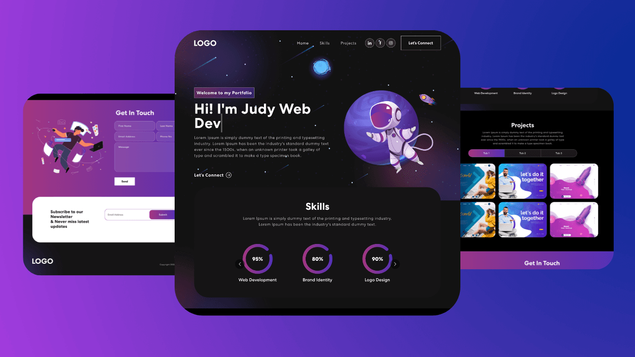 Premium portfolio product showcase